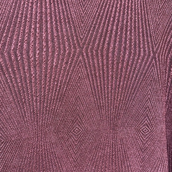 ✨ Art deco ♦️ Lularoe dark pink ribbed cardigan duster size small - Picture 12 of 13